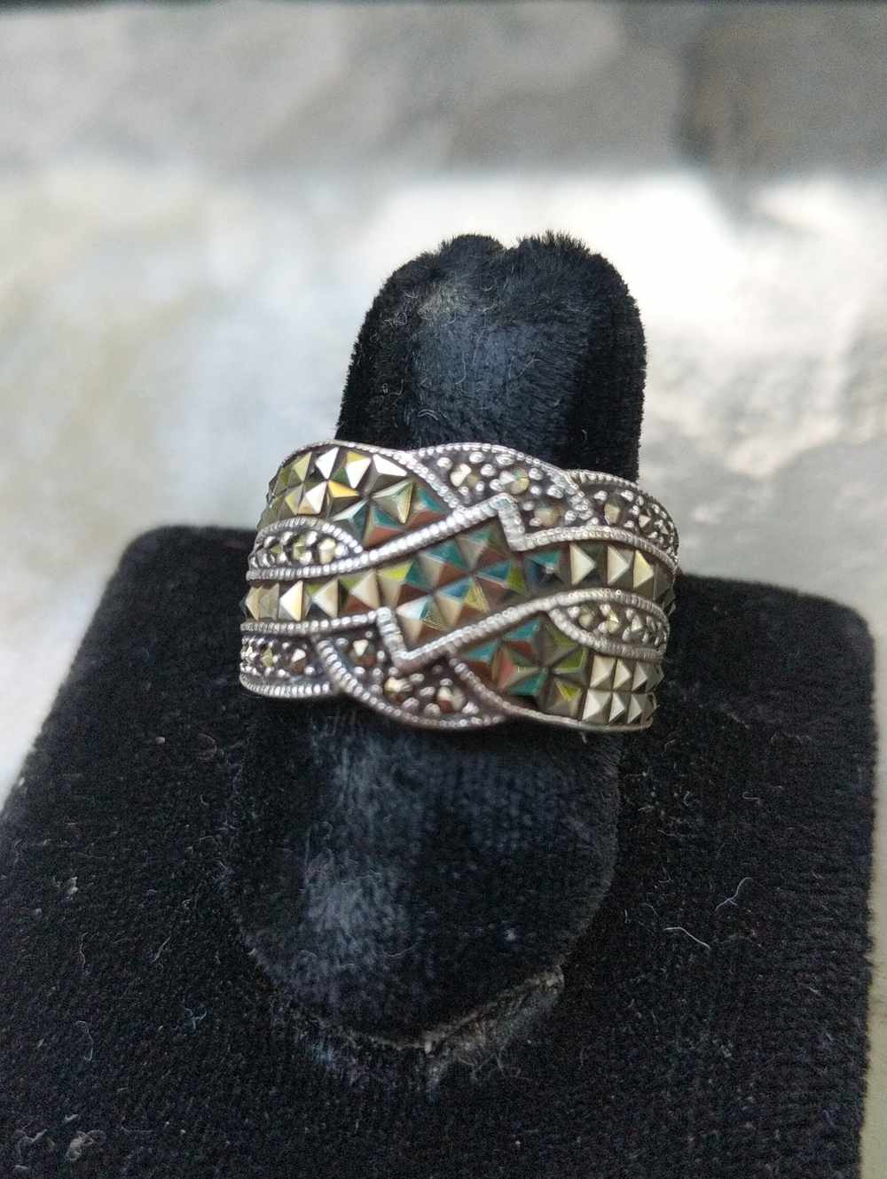 Judith Jack Sterling Silver Ring